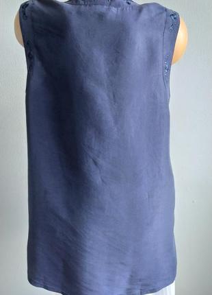 Винтажная блуза из 100% натурального шелка4 фото