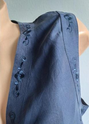 Винтажная блуза из 100% натурального шелка6 фото