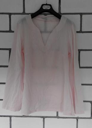 Котонова блузка ніжного рожевого кольору; tcm; l/xl
