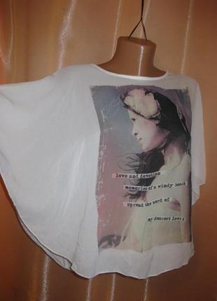 Нарядная блузка пончо, hooch, литва, км0983