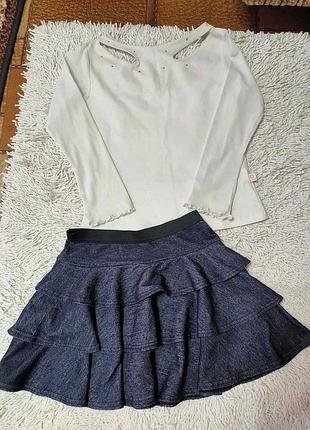 Блузка з спідницею 128-134