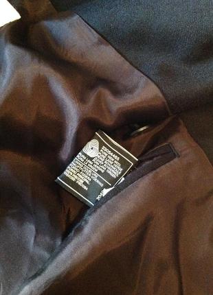 Класичний, вовняної двобортний піджак бренду c&a, р. 568 фото