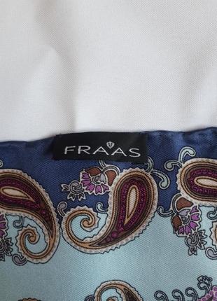 Шелковый шейный платок fraas шов роуль( 51 см на 51 см)2 фото
