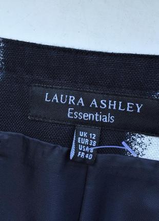 Льняная юбка laura ashley в горошек, лен льон спідниця лляна как desigual marc cain3 фото