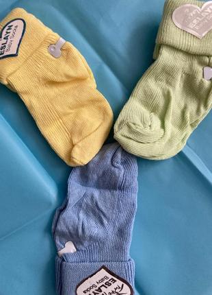 Носочки для новорождённых1 фото