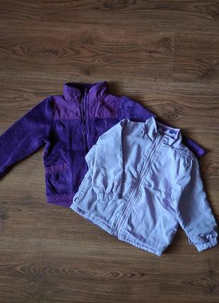 Две курточки для девочек одним лотом