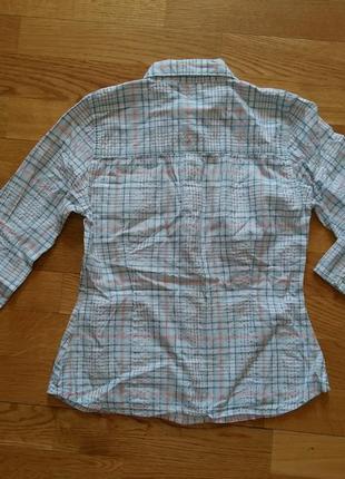 Стильная клетчатая рубашка lindex 11-12 лет4 фото