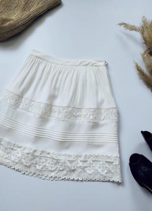 Красивая белая юбка2 фото