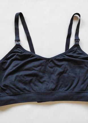 Бюстгальтер для кормления кормящих синий топ топик спортивный лифчик бюстгалтер синій лівчик ліфчик