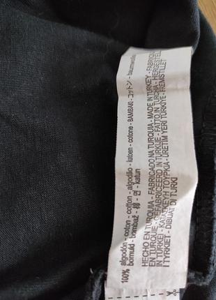 Платье-футболка сарафан zara черное,миди, трикотаж,р.m,,386 фото