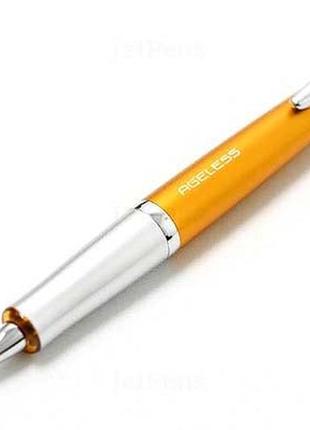 Pilot ageless future ballpoint pen orange body шариковая ручка япония коллекционная8 фото