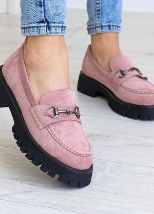 Туфли броги женские розовые летние/осенние/весенние2 фото