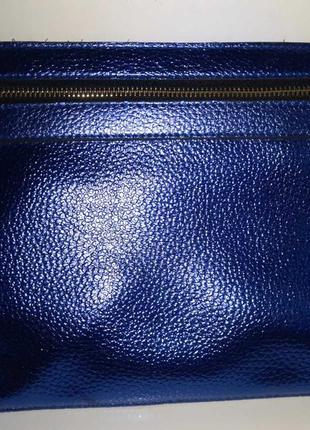 Новый женский  клатч.электрик. сине-серебристый-голубой сумка, сумочка4 фото