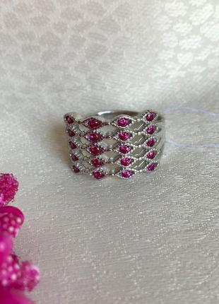 Серебряное кольцо серебро каблучка