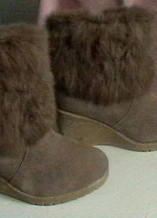 Черевики зимові замшеві