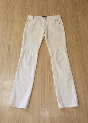 Стильні,білі штани, versace