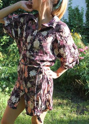 Плаття-халат з пояском