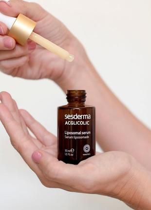 Sesderma acglicolic антивікова липосомальная сироватка з гліколевої кислотою, 30 мл.