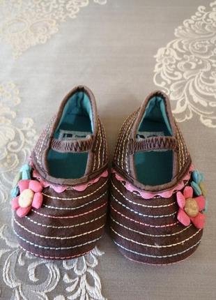 Тканевые пинетки /балетки для девочки р-р17