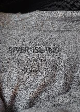 Мужская футболка поло river island muscle fit3 фото