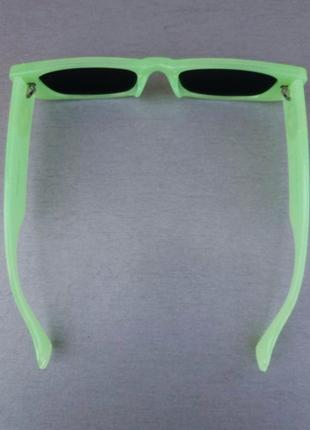 Gucci окуляри унісекс сонцезахисні модні вузькі зелені лінзи блакитні дзеркальні4 фото