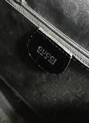 Шкіряна сумка бренд gucci 1950-70 років вінтаж gucci6 фото