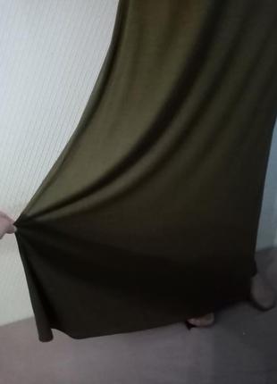 Трикотажная длинная юбка h8 фото