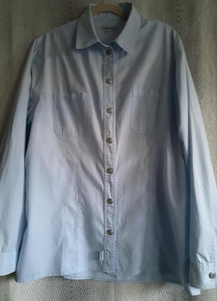Женская натуральная стильная блуза, блузка, рубашка на кнопочках. модал/коттон3 фото