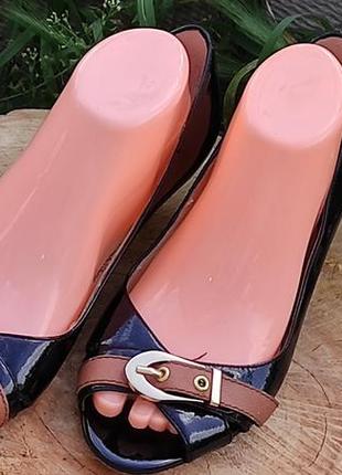 Portfolio~від marks&spencer~ шкіряні туфлі ~ р 40-41