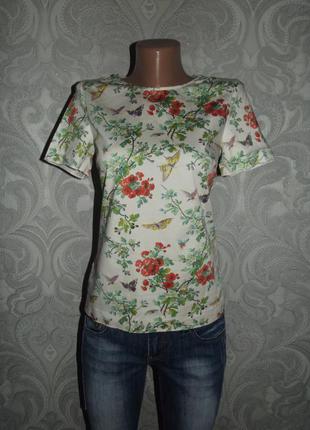 Стильная блуза в цветы 6/321 фото