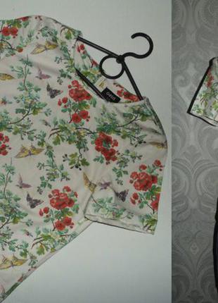 Стильная блуза в цветы 6/323 фото