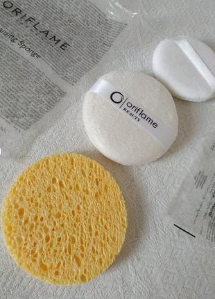 🧽🤗 аксессуар oriflame:😊🧖 спонж для вмивання 🌝🧽
