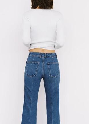 Укорочені джинси злегка раскляшенные до низу2 фото