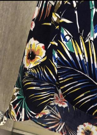 Новая легкая блуза george в яркий цветочный принт3 фото