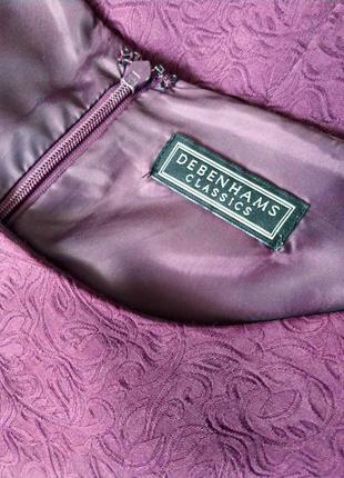 Шелковое платье английского бренда debenhams ,цвета фиолетового заката7 фото