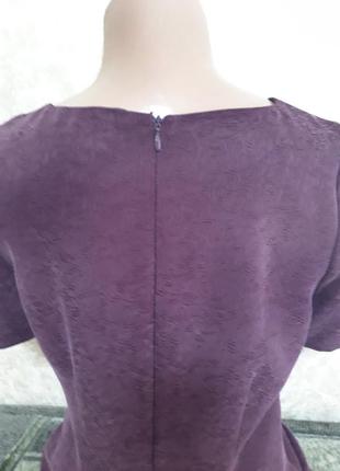 Шелковое платье английского бренда debenhams ,цвета фиолетового заката6 фото