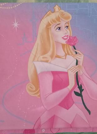 Disney.💥 очень красивый розовый пододеяльник с принцессами 🤴