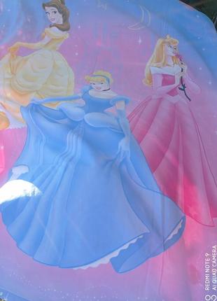 Disney.💥 очень красивый розовый пододеяльник с принцессами 🤴4 фото