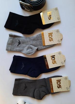 Носки детские классические однотонные с брендовым значком ids туречестве премиум качество4 фото