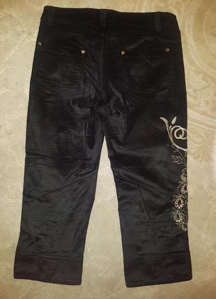 Вельветовые капри, джинсы mariella  burani, италия2 фото