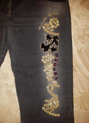 Джинсовые капри, джинсы mariella burani, италия5 фото