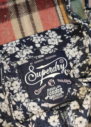 Ромпер комбинезон на бретельках в цветочный принт вискоза superdry4 фото