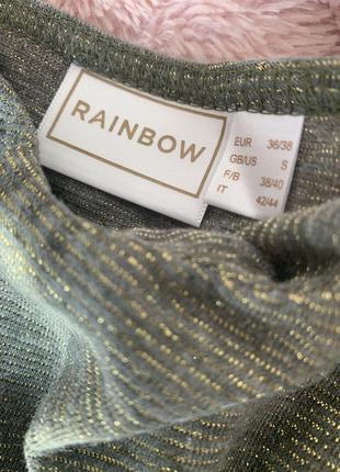 Блузка на брителька серо золотистого цвета rainbow, made in ukraine4 фото