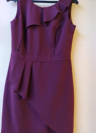 Шикарное элегантное платье цвета марсала/винный, р.121 фото