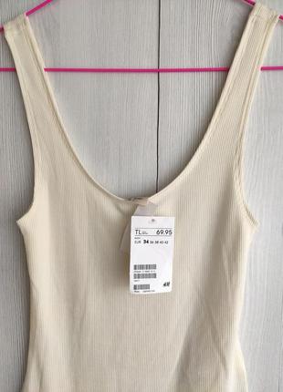 Новые боди h&m, размеры 34,36,38.оригинал с официального сайта.новое с бирками.3 фото