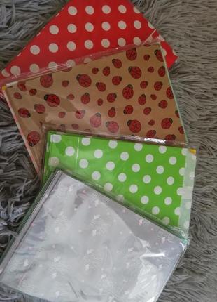 Мікс 10 шт набір пакетів пакетиків упаковка сувенірів подарунків 13х18 см