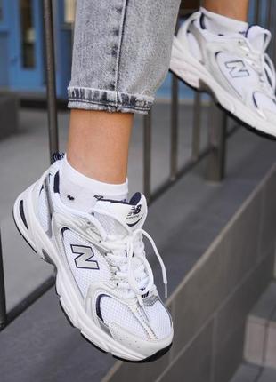 Крутые кроссовки new balance 530 white3 фото