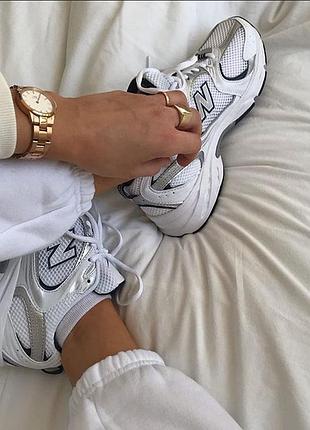 Крутые кроссовки new balance 530 white