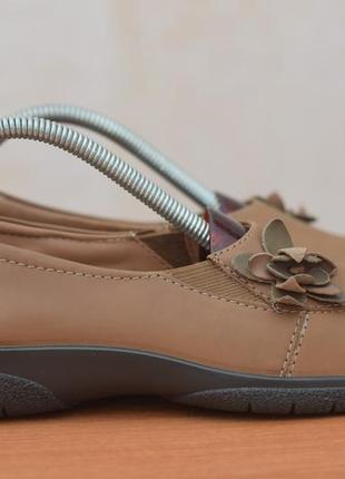 Женские коричневые кожаные туфли, босоножки hotter, 38 размер. оригинал