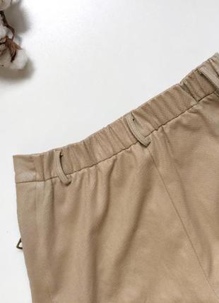 Бежевые укороченные брюки bsb (38)3 фото